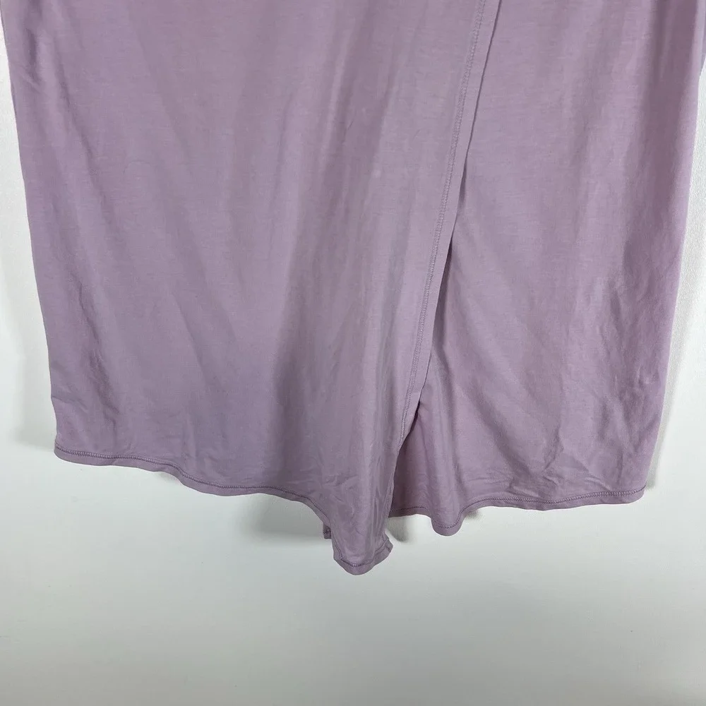 Lululemon Knot‎ A Problem Tee Purple V-Neck Split Front T-Shirt Size Small - Picture 3 of 7